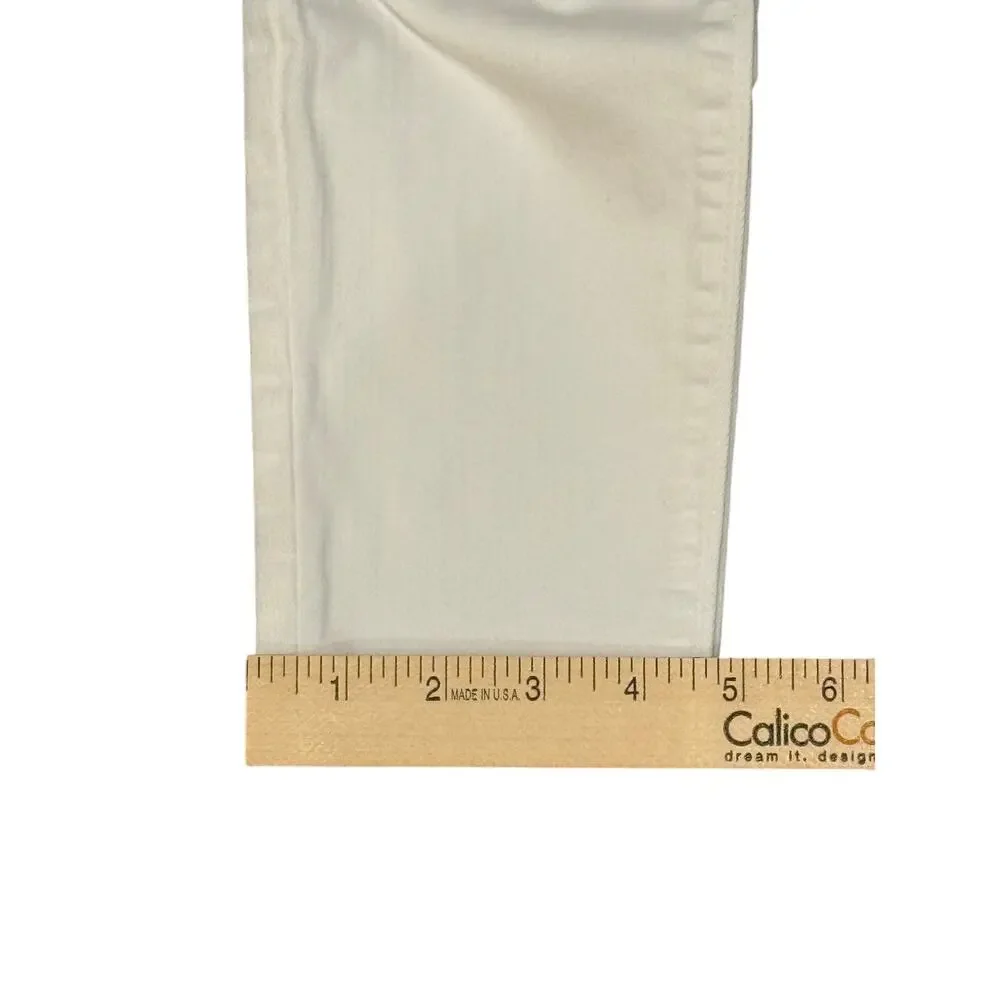 WHBM White Skinny Stretch Denim Jeans Petite Size 2 Short - Picture 8 of 11
